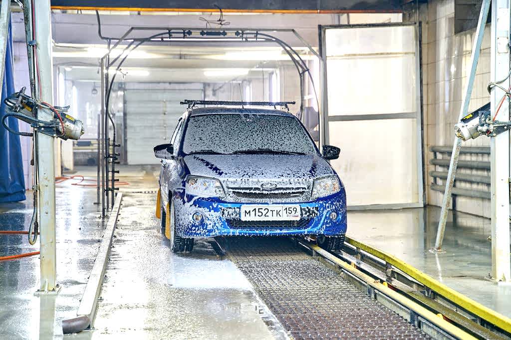 помыть авто на мойке